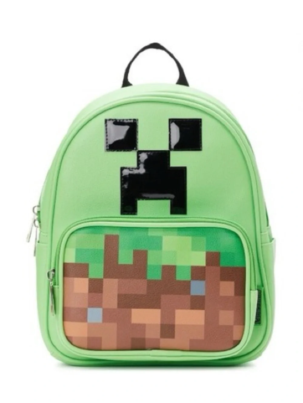Kids Creeper Pixel Mini Backpack in Bright Green